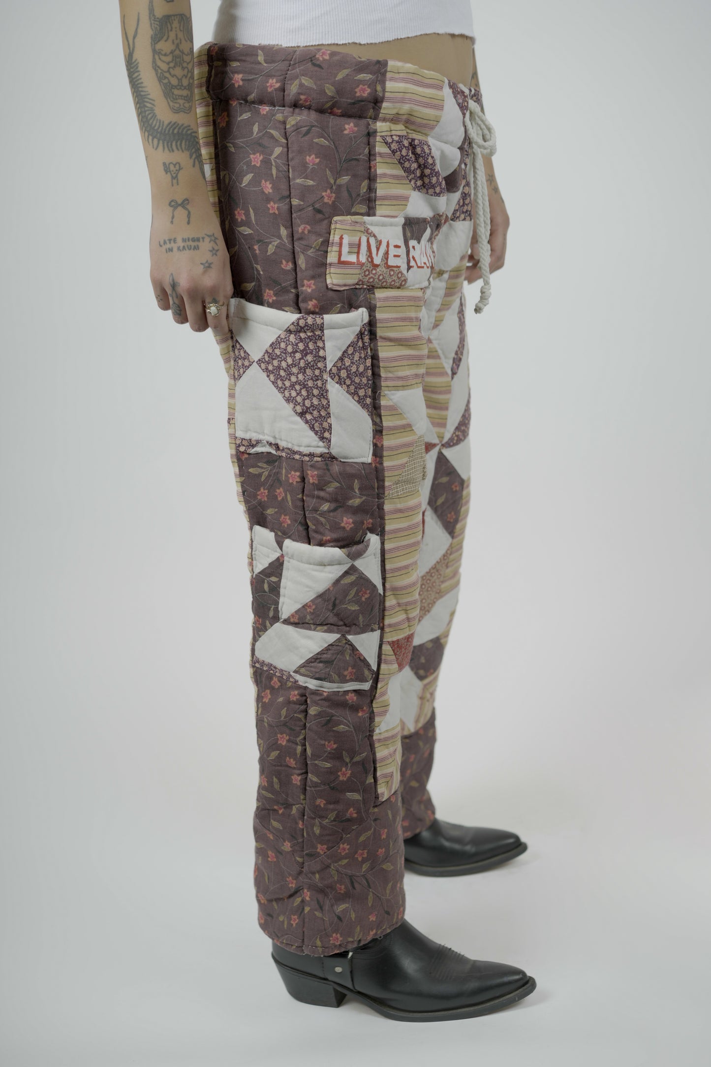 Burgundy 1 Of 1 Quilt Pant