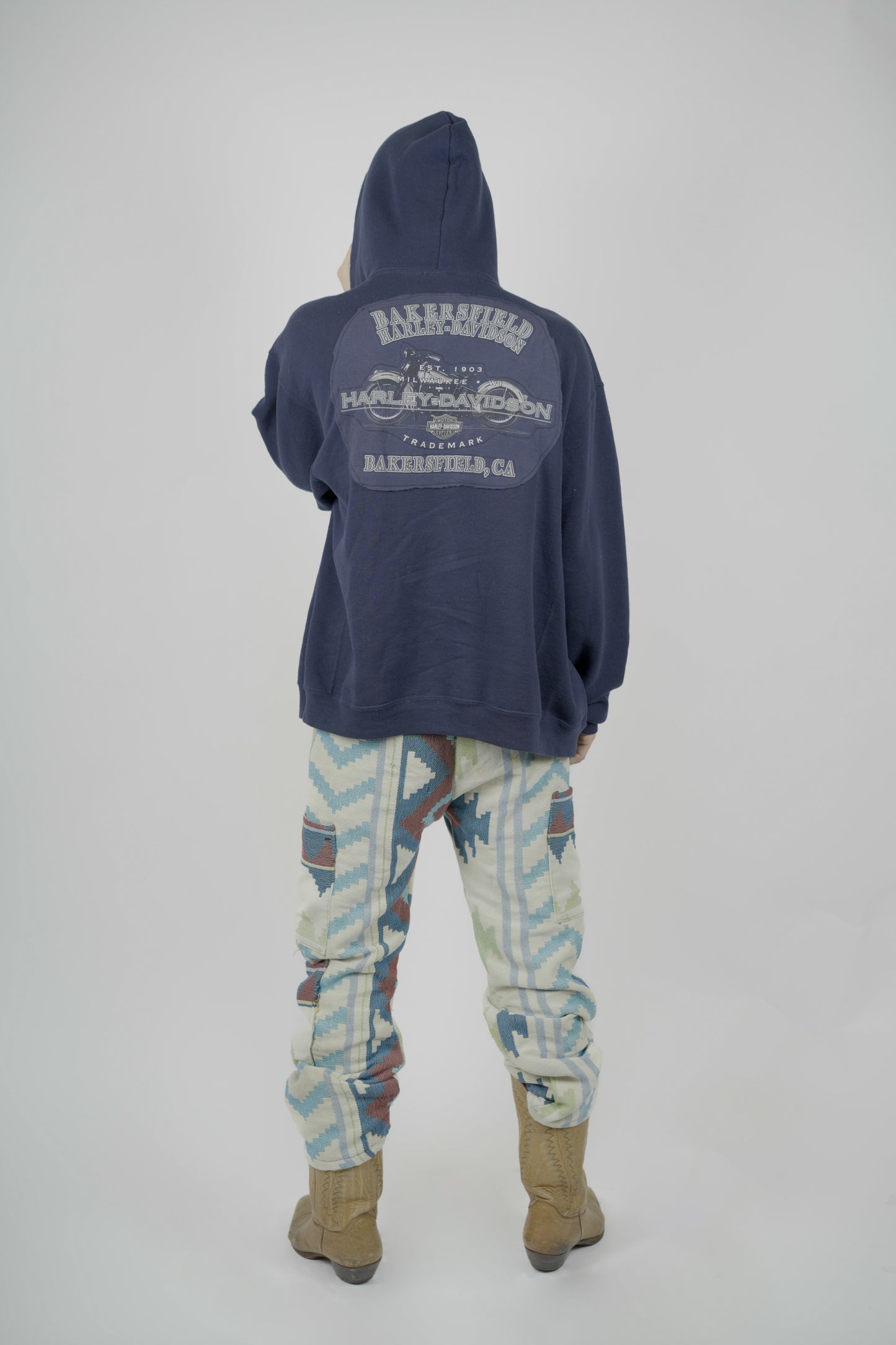 NAVY HARLEY HOOD