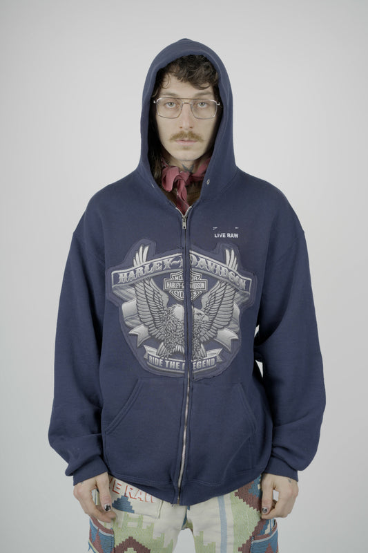 NAVY HARLEY HOOD