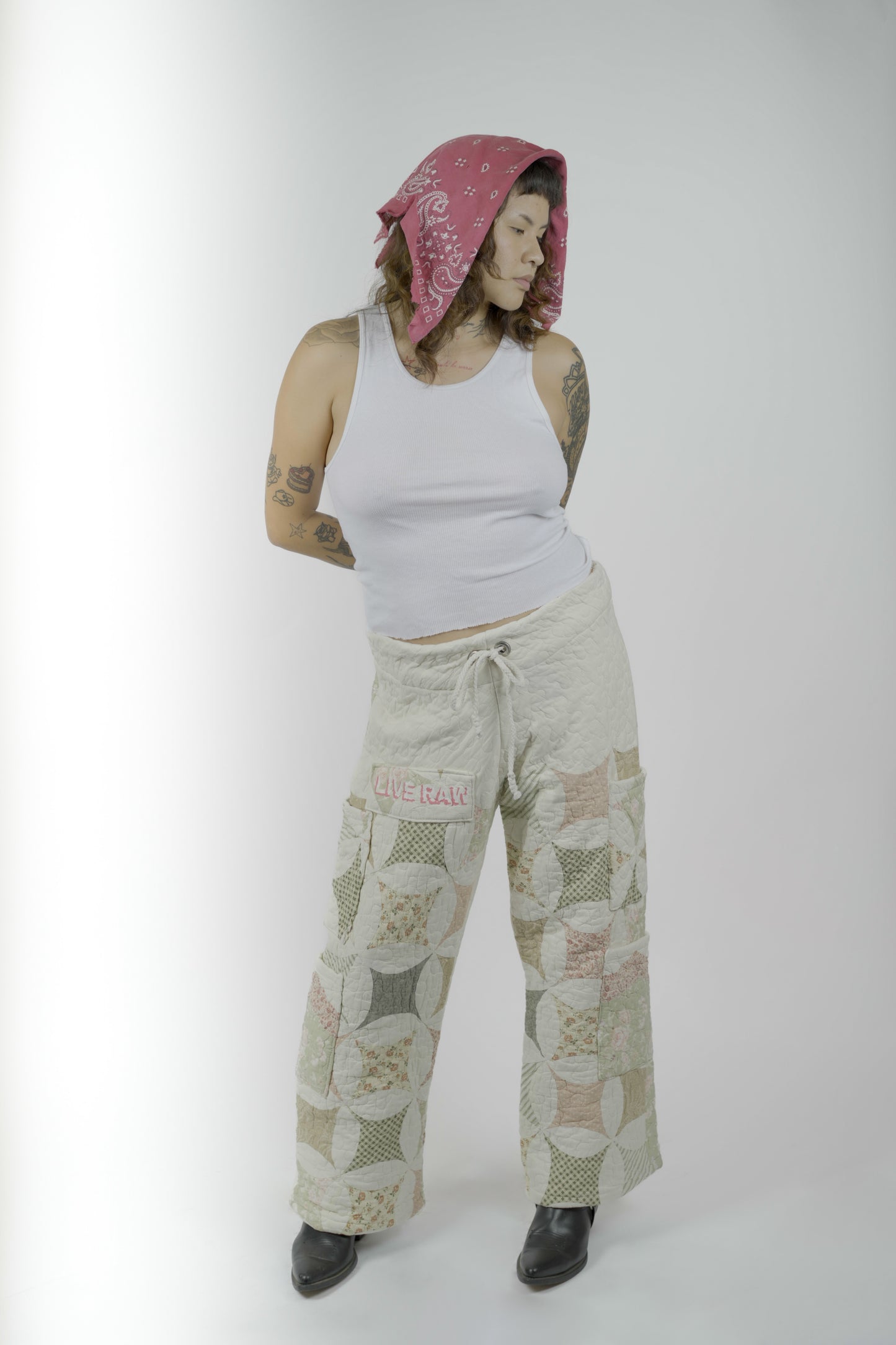 Muted Motifs 1 of 1 Quilt Pant